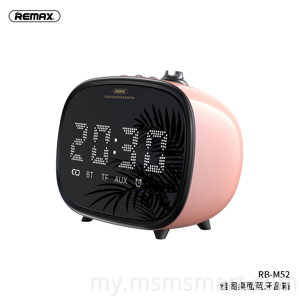 Remax RB-M52 New arrival အရောင်းရဆုံး metal wireless speaker များ